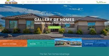 San Tan Homes Homepage Portfolio Image